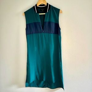 Rag & Bone Silk colorblock Tunic Shirt w tipping XS